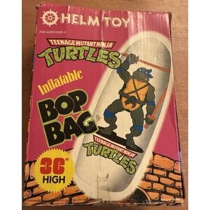 Teenage Mutant Ninja Turtles‎ Inflatable Bop Bag 36" 1988 Sealed VTG